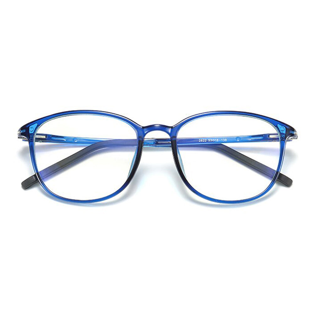 Gafas de ordenador para mujer Techsuit F2822, Anti luz azul, azules