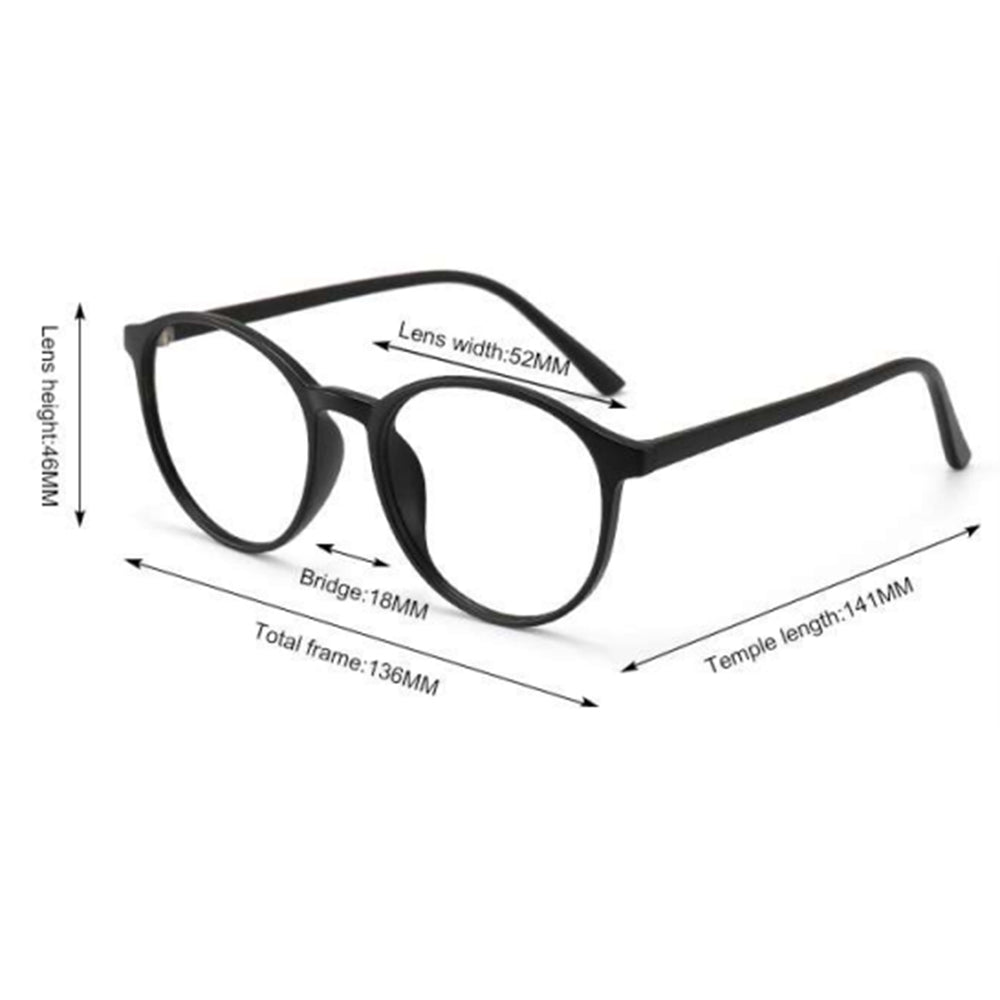 Gafas de ordenador para mujer Techsuit F8551-C2, Anti luz azul, negras