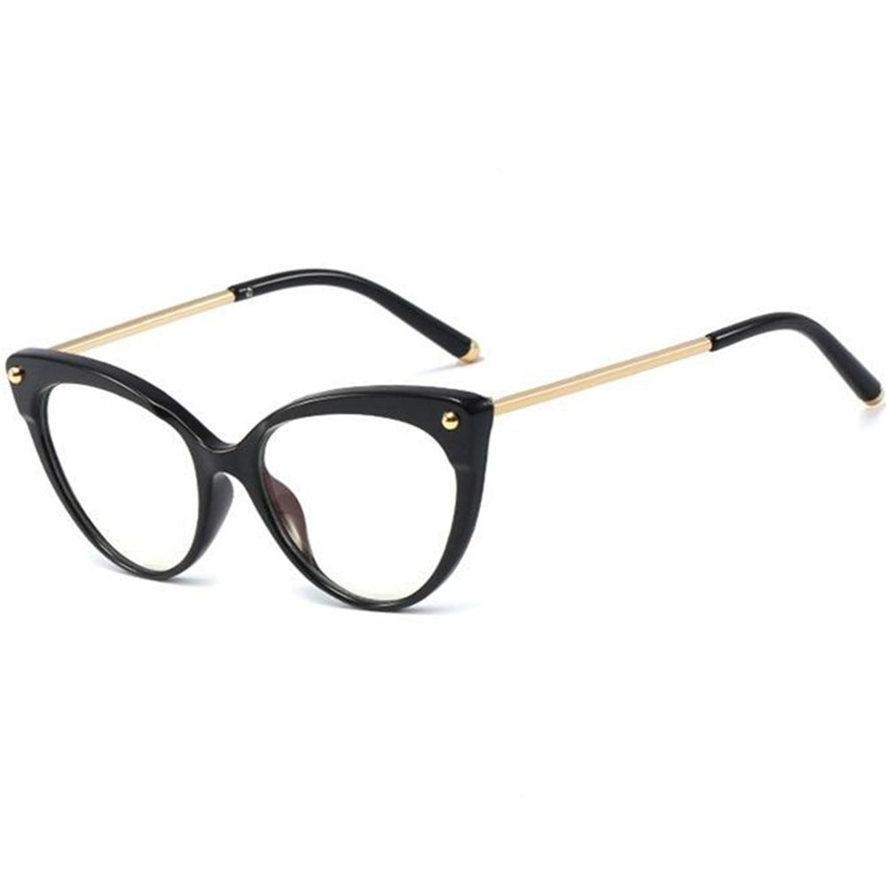 Gafas de ordenador para mujer Techsuit F93308, Anti luz azul, negras