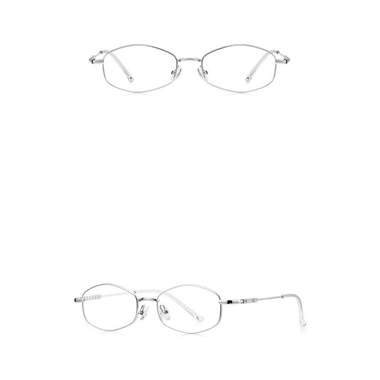 Gafas de ordenador para mujer Techsuit LS501, anti luz azul, plateadas