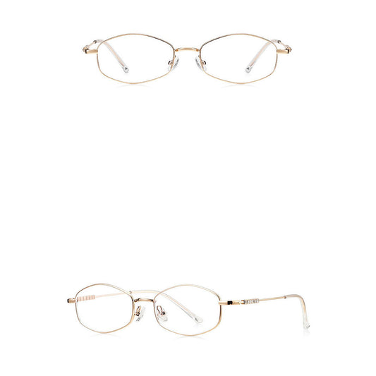 Gafas de Computadora para Mujer Techsuit LS501, Anti Luz Azul, Doradas