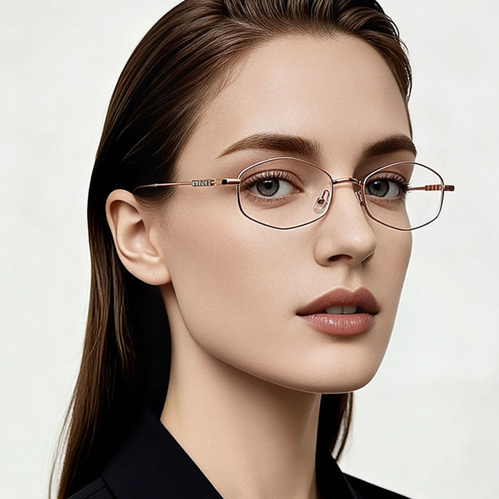 Gafas de ordenador para mujer Techsuit LS501, anti luz azul, negras