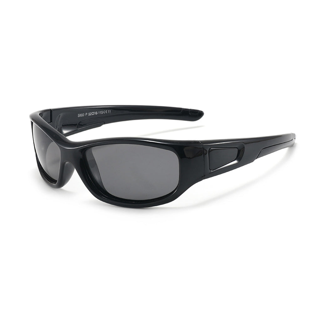 Gafas de Sol Deportivas para Niños Techsuit 800-C11, Polarizadas, Negras