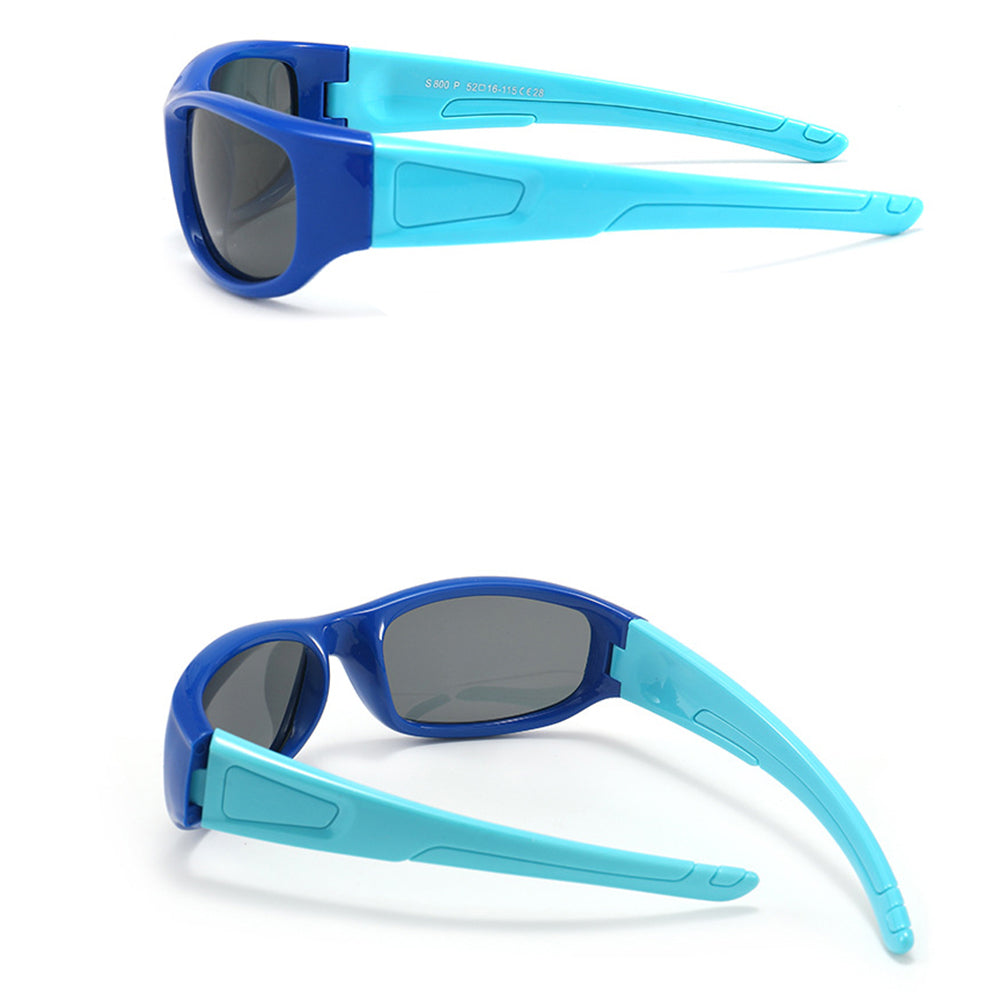 Gafas de Sol Deportivas para Niños Techsuit 800-C11, Polarizadas, Negras