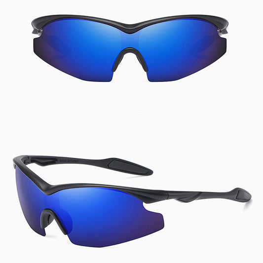 Gafas de Ciclismo Unisex Techsuit 1806, Protección UV, Negro Azul Morado