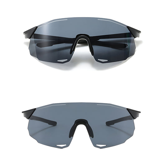Gafas de Ciclismo Unisex Techsuit 8853, Negras Plateadas