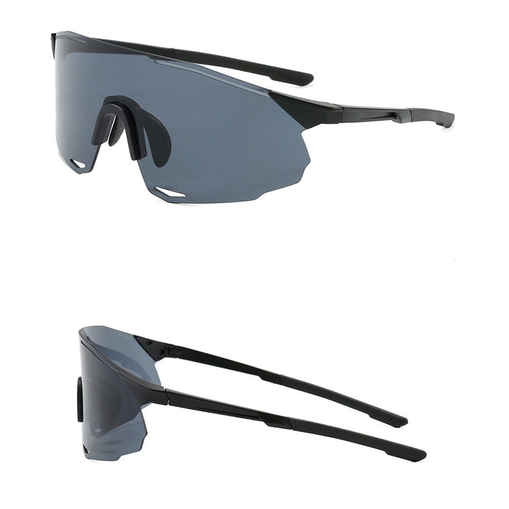 Gafas de Ciclismo Unisex Techsuit 8853, Negras Plateadas