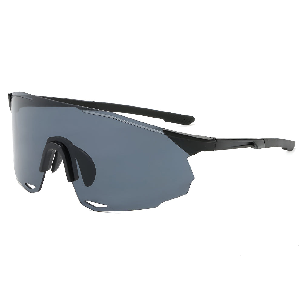Gafas de Ciclismo Unisex Techsuit 8853, Negro Gris
