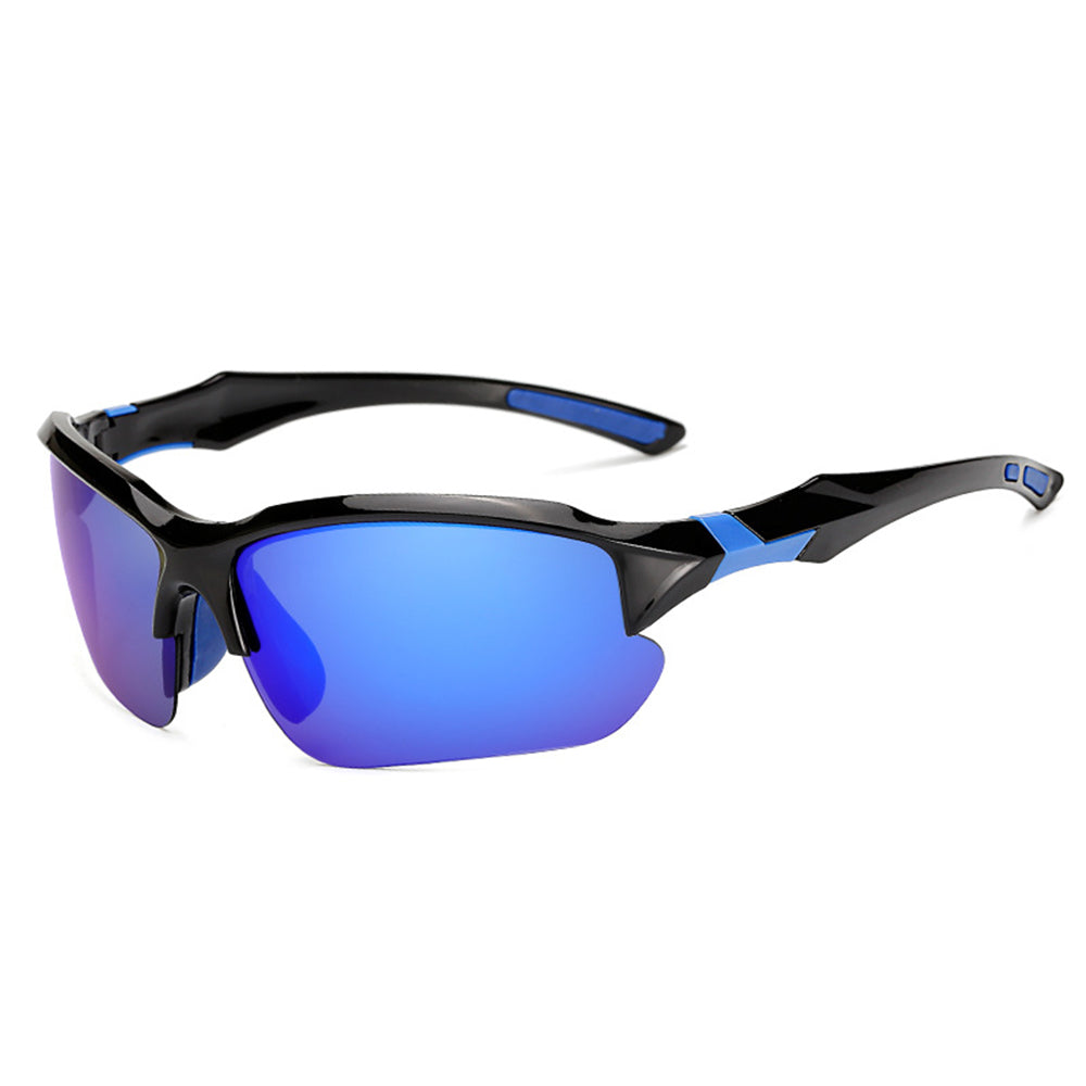 Gafas de Ciclismo Unisex Techsuit 9301, Protección UV, Negro Azul