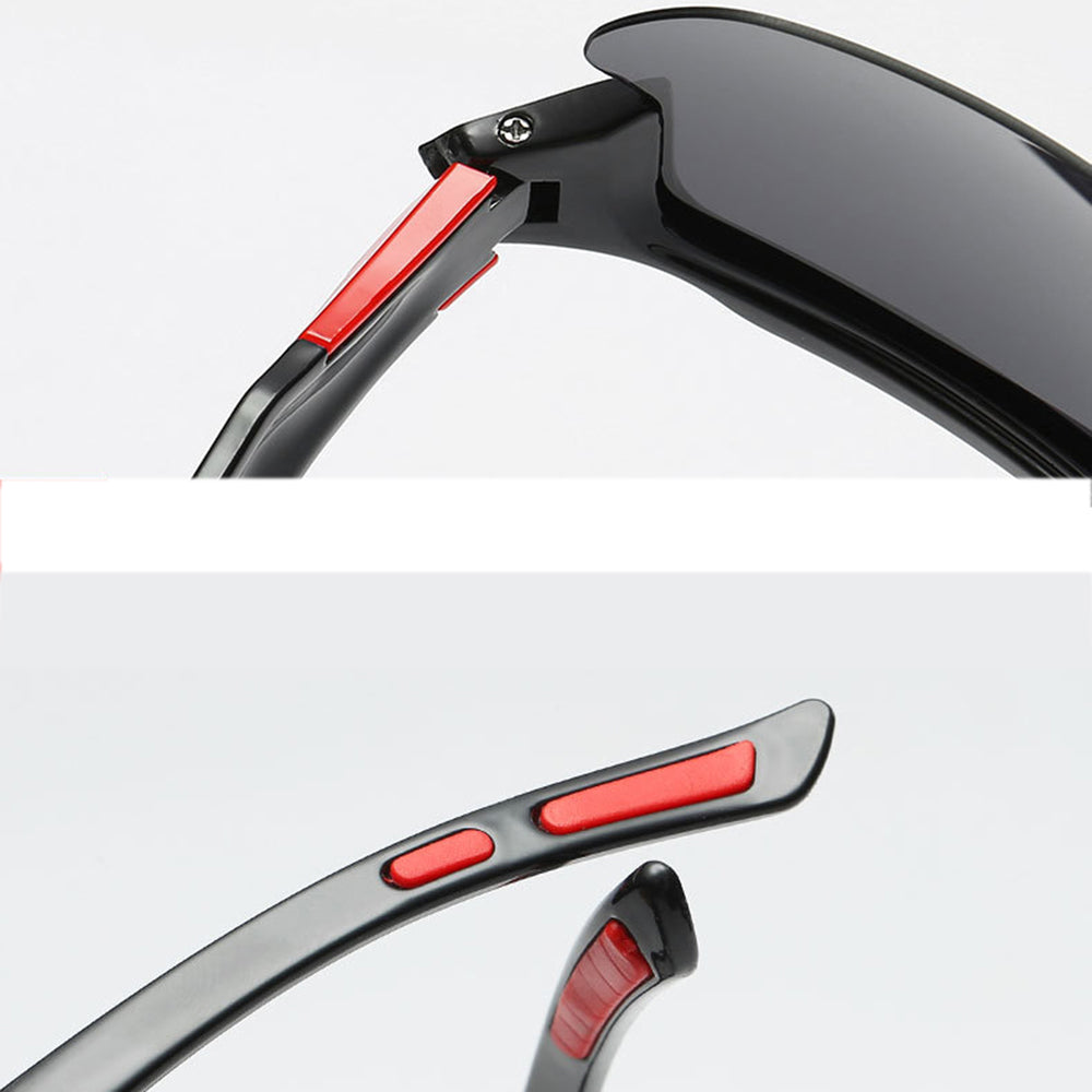 Gafas de Ciclismo Unisex Techsuit 9301, Protección UV, Negro Azul