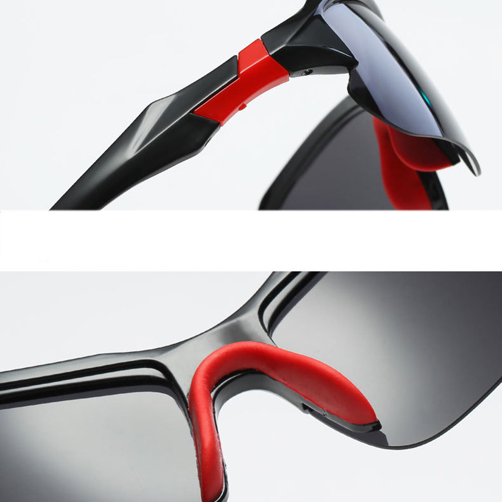 Gafas de Ciclismo Unisex Techsuit 9301, Protección UV, Negro Azul