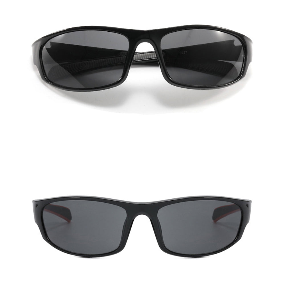 Gafas de Ciclismo Unisex Techsuit 9937, Negras Azules Amarillas