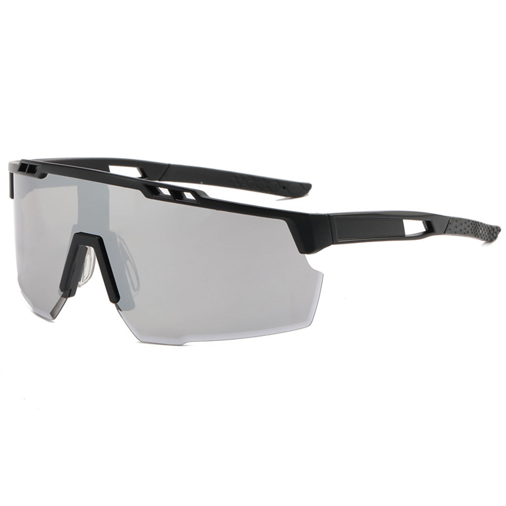 Gafas de Ciclismo Unisex Techsuit 9963, Negro Gris