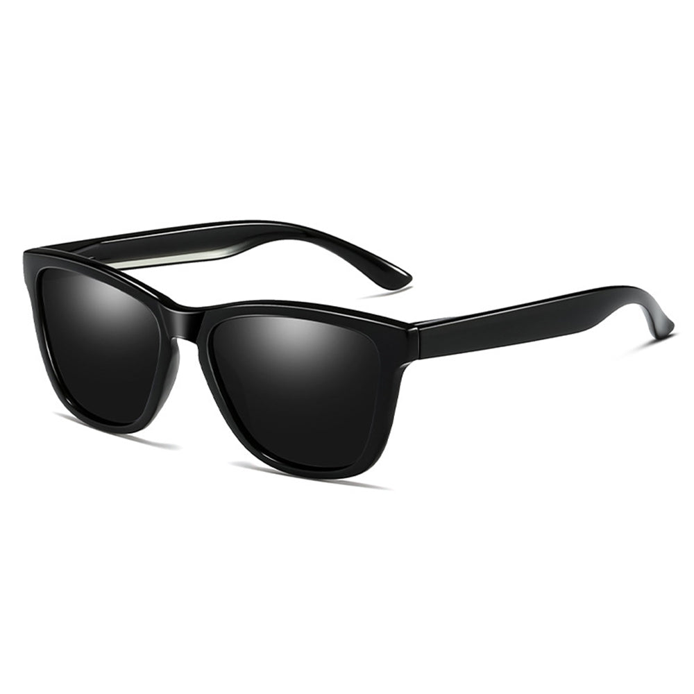 Gafas de Sol para Hombre Techsuit 0717, Polarizadas, Protección UV, Negras