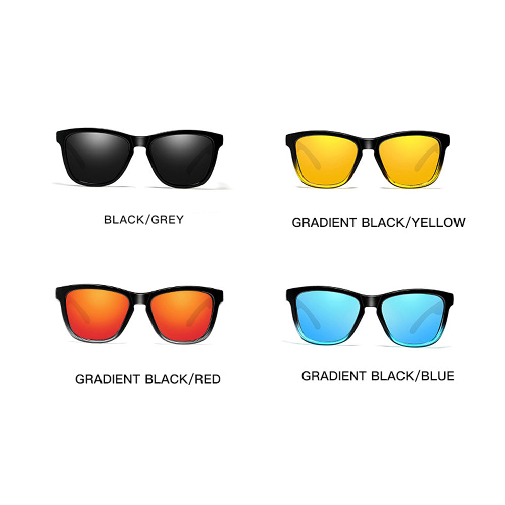 Gafas de Sol para Hombre Techsuit 0717, Polarizadas, Protección UV, Negras