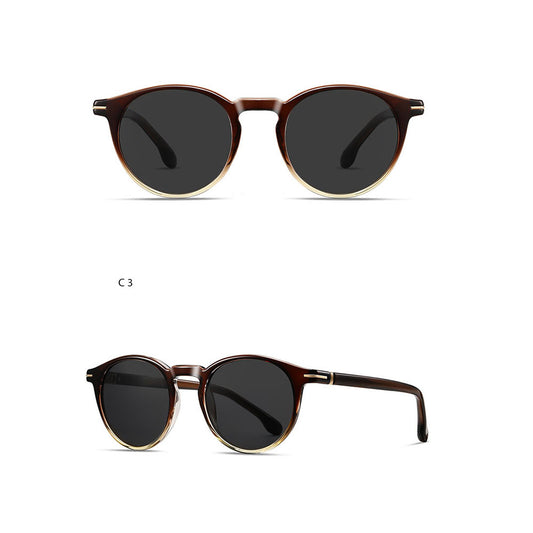 Gafas de Sol para Hombre Techsuit 31235, Polarizadas, Marrón Gris
