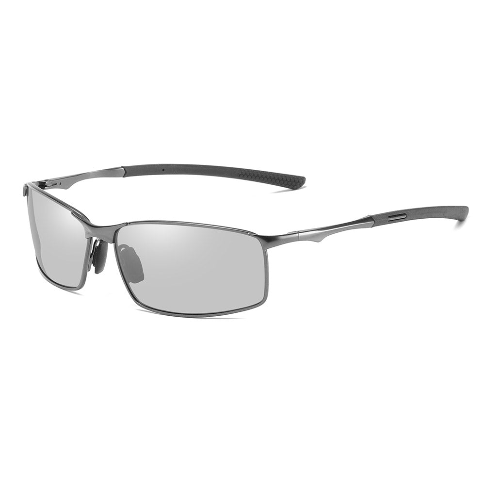 Gafas de Sol para Hombre Techsuit 559, Polarizadas, Protección UV, Gris