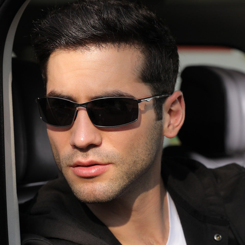 Gafas de Sol para Hombre Techsuit 559, Polarizadas, Protección UV, Marrón