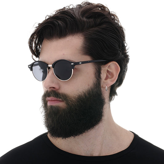 Gafas de Sol para Hombre Techsuit 66612, Polarizadas, Protección UV, Doradas Azules