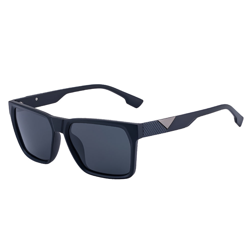 Gafas de Sol para Hombre Techsuit 8500, Polarizadas, Protección UV, Negro Gris