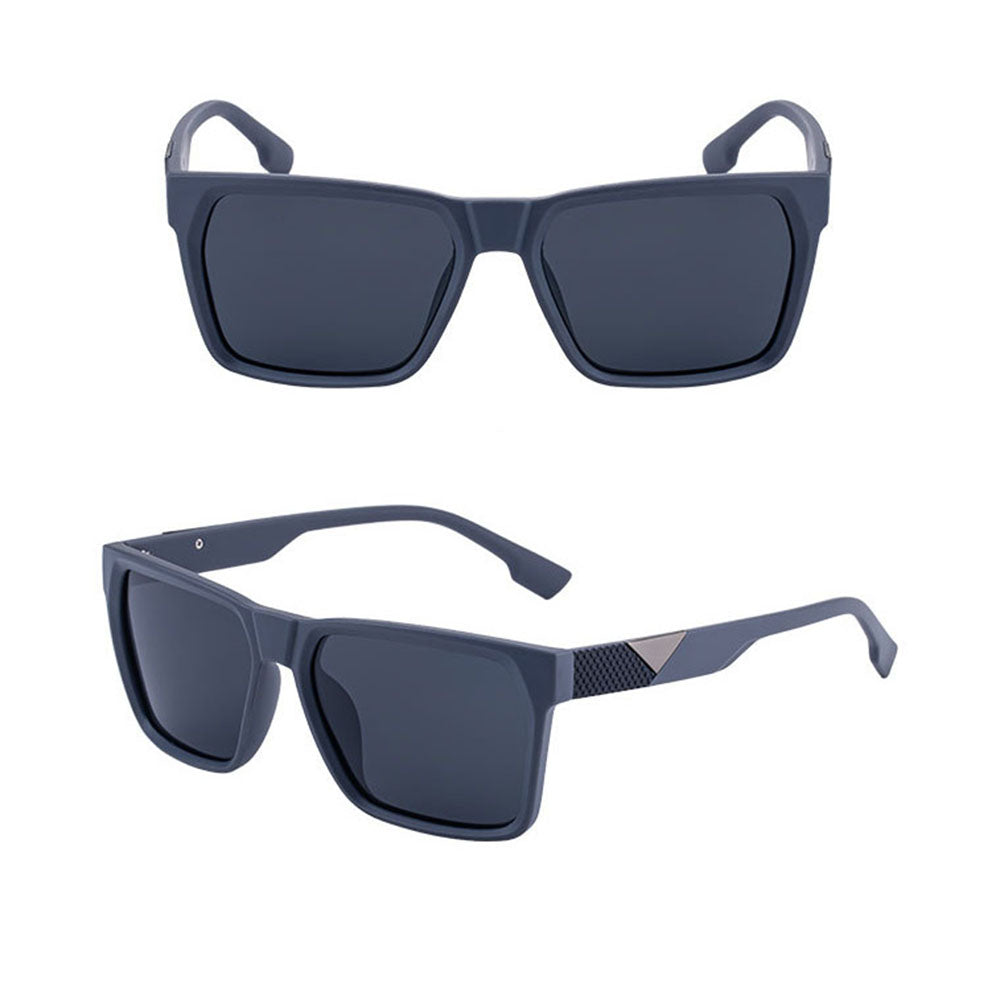 Gafas de Sol para Hombre Techsuit 8500, Polarizadas, Protección UV, Negro Gris