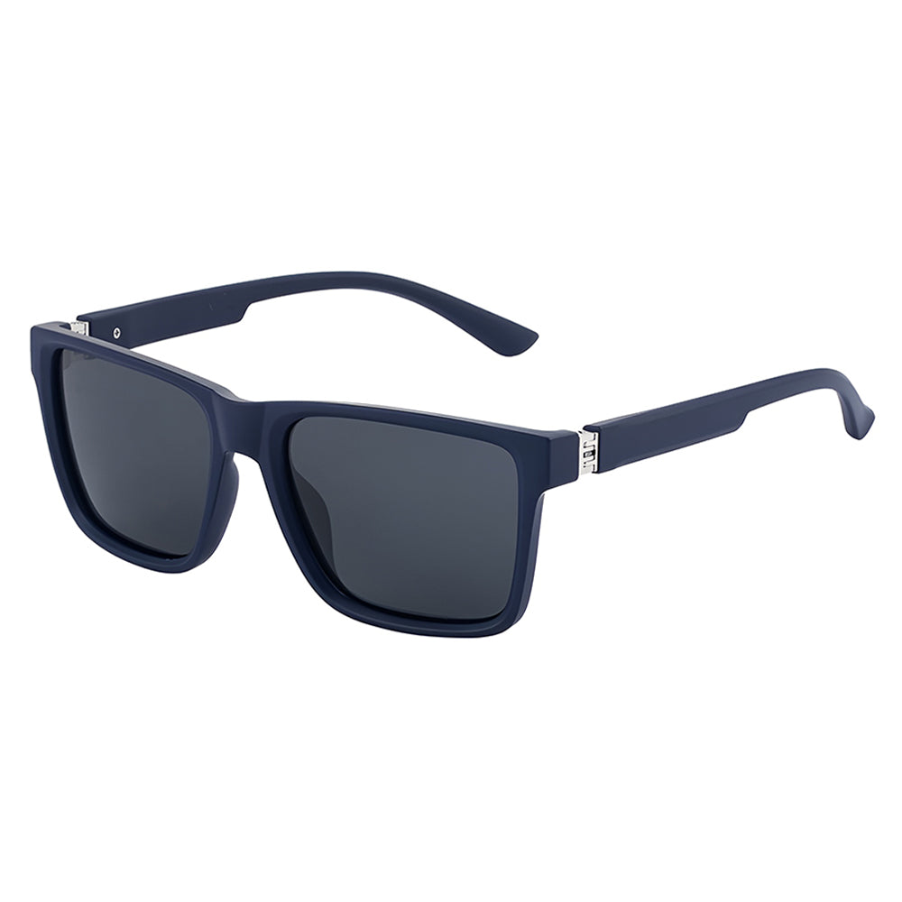 Gafas de Sol para Hombre Techsuit 8506, Polarizadas, Protección UV, Azul Mate Gris