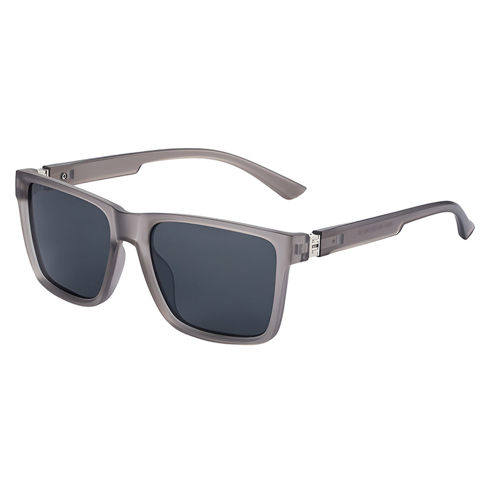 Gafas de Sol para Hombre Techsuit 8506, Polarizadas, Protección UV, Gris Mate