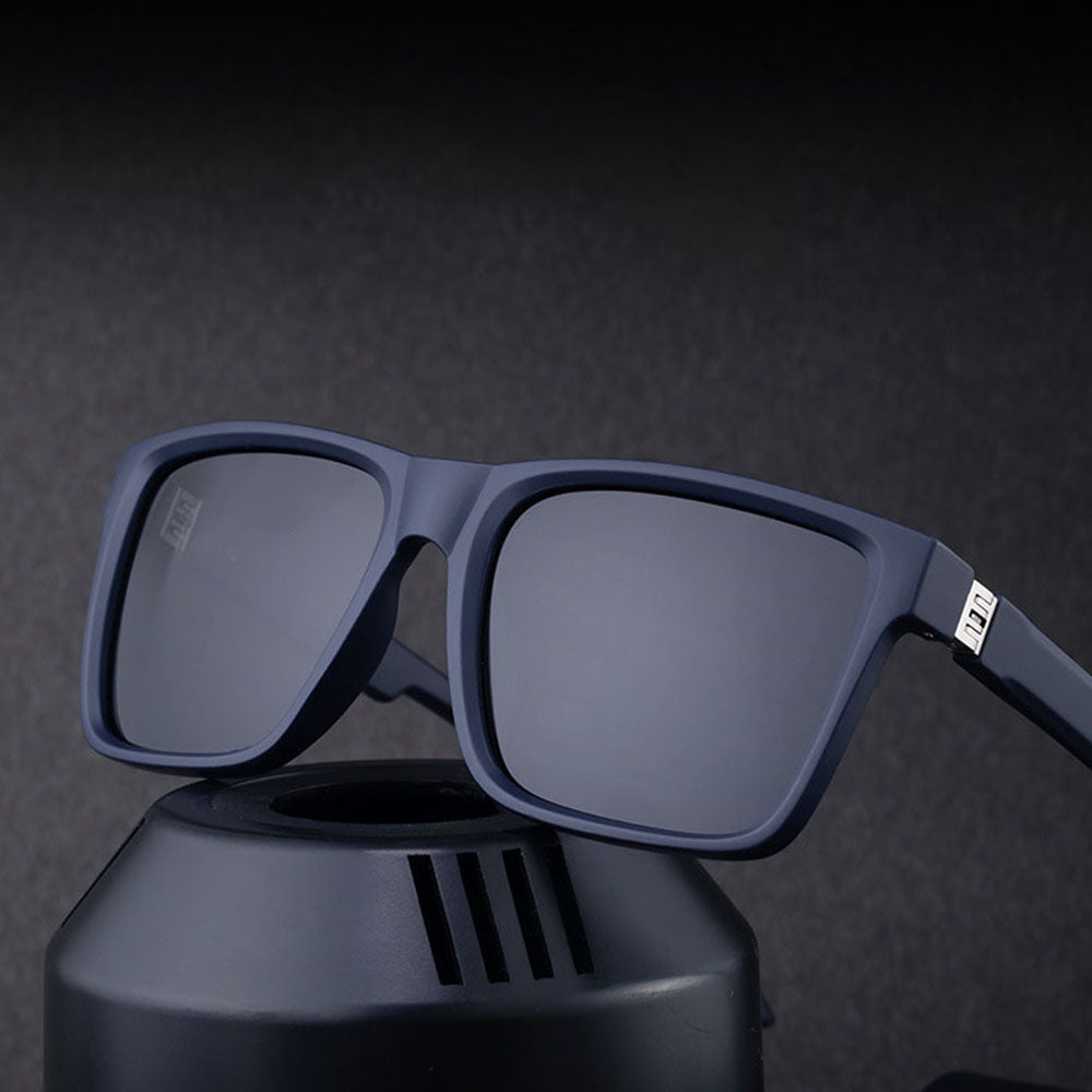 Gafas de Sol para Hombre Techsuit 8506, Polarizadas, Protección UV, Negro Mate