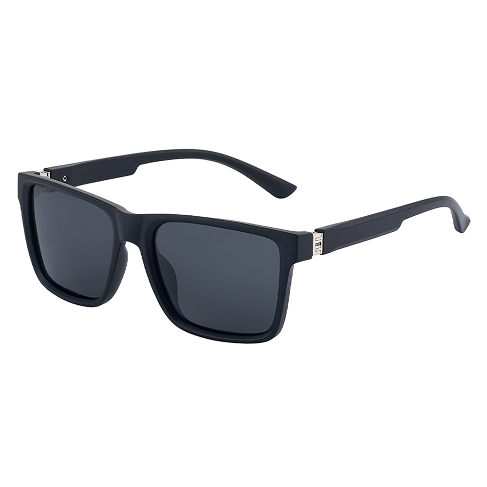Gafas de Sol para Hombre Techsuit 8506, Polarizadas, Protección UV, Negro Mate