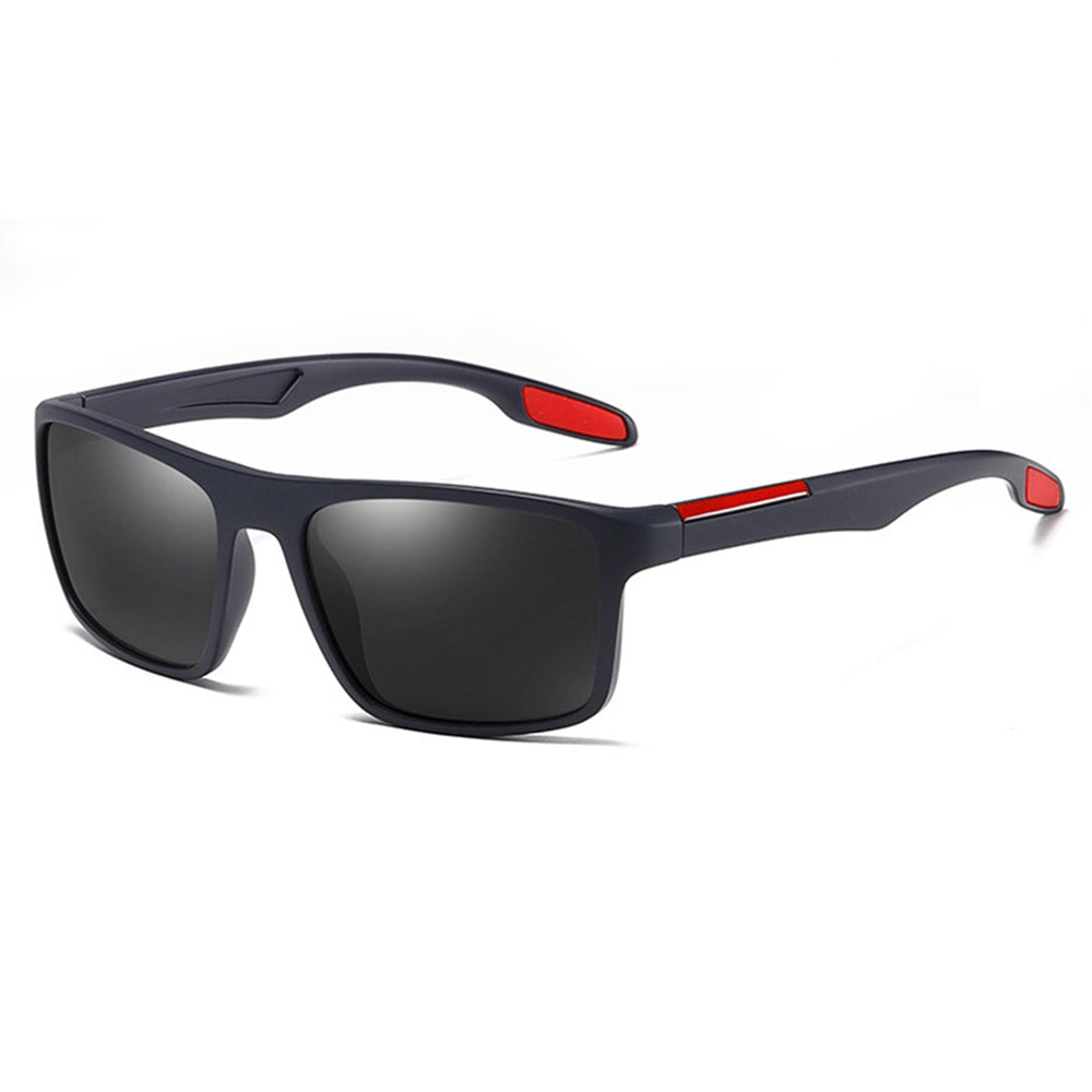 Gafas de Sol para Hombre Techsuit TR90 (MM101), Polarizadas, Protección UV, Azules Rojas