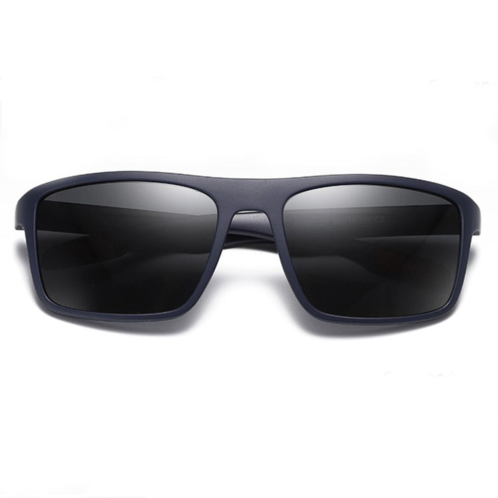 Gafas de Sol para Hombre Techsuit TR90 (MM101), Polarizadas, Protección UV, Azules Rojas