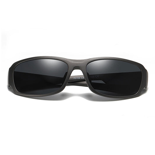 Gafas de Sol para Hombre Techsuit MM108, Polarizadas, Protección UV, Gris