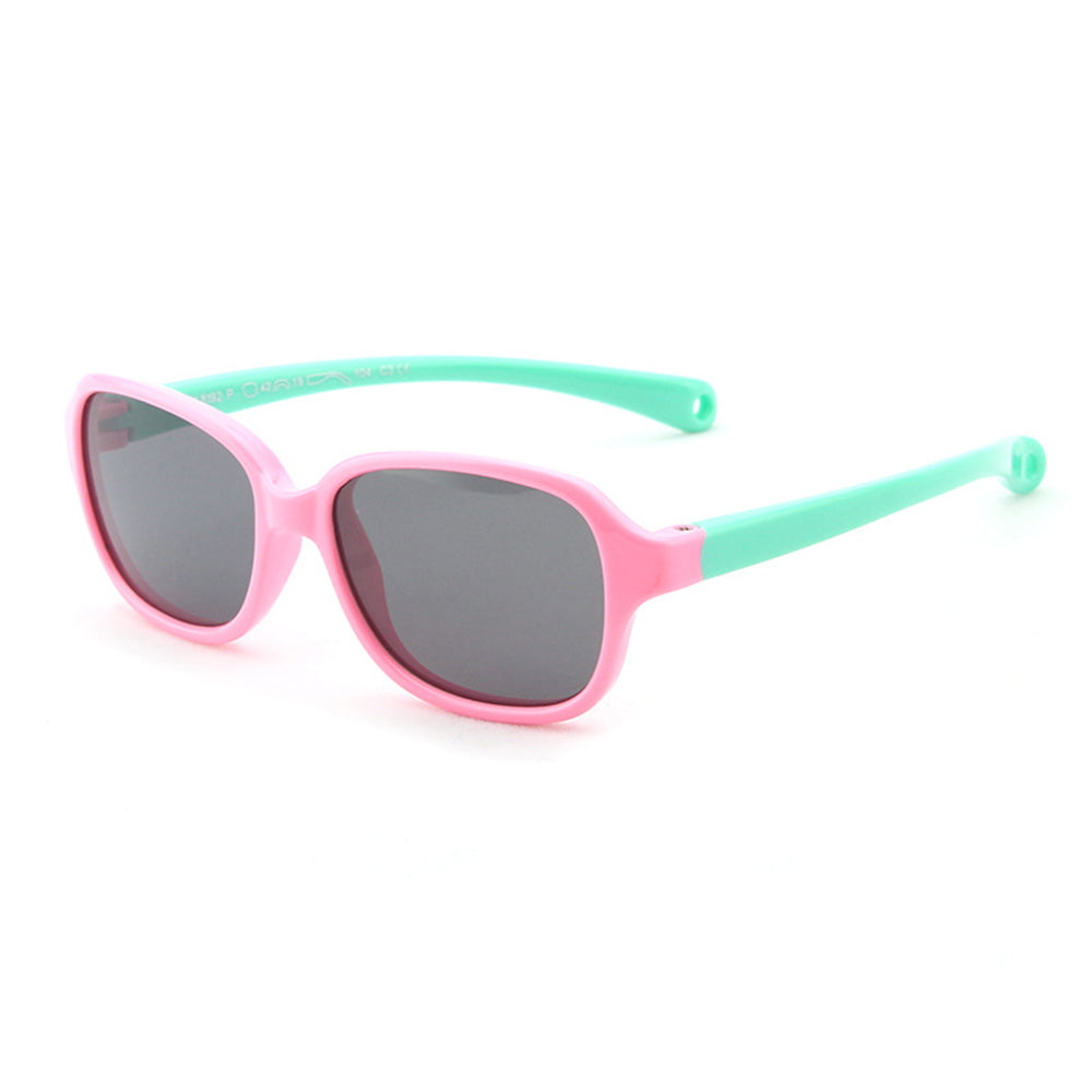 Gafas de Sol para Bebés Techsuit 8192-C3, Polarizadas, Rosa Verde