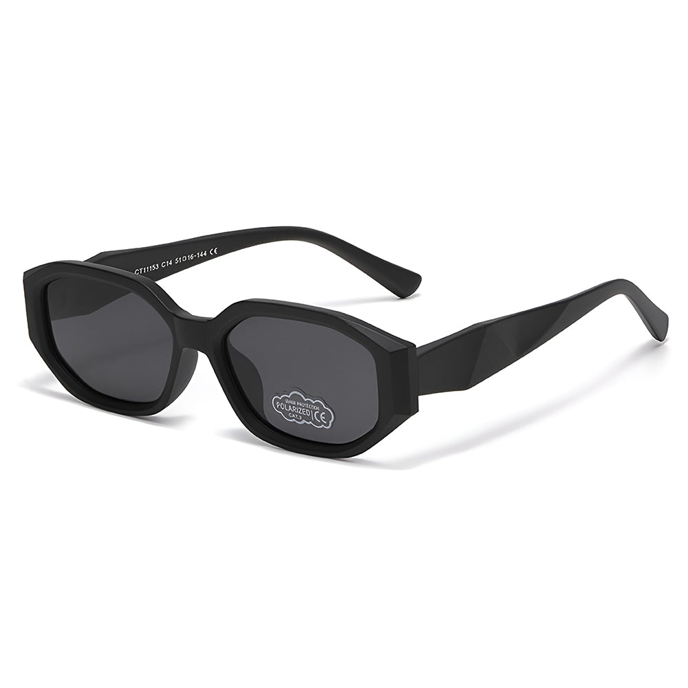 Gafas de Sol para Niños Techsuit 11153, Polarizadas, Protección UV, Negras