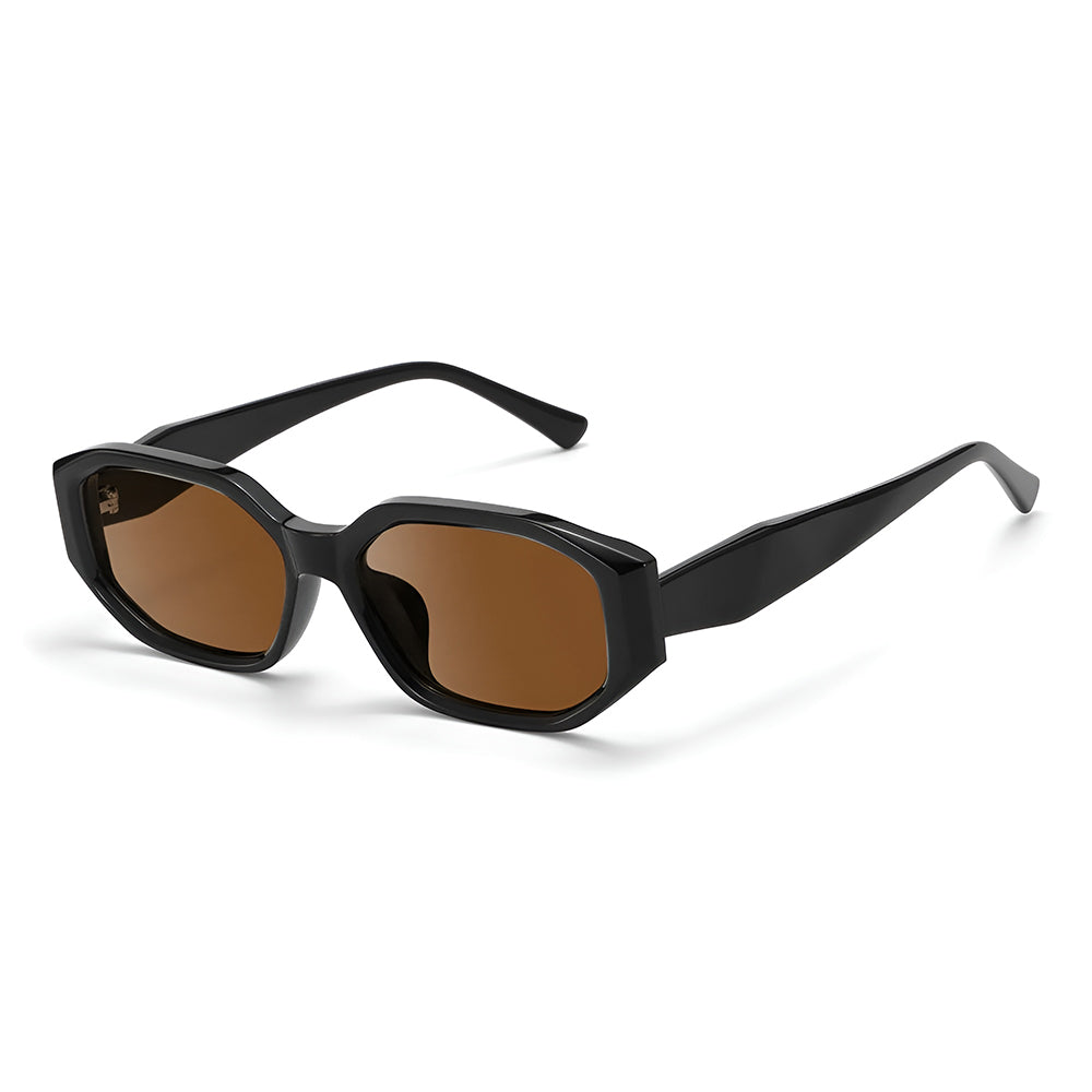 Gafas de Sol para Niños Techsuit 11153, Polarizadas, Protección UV, Negro Marrón