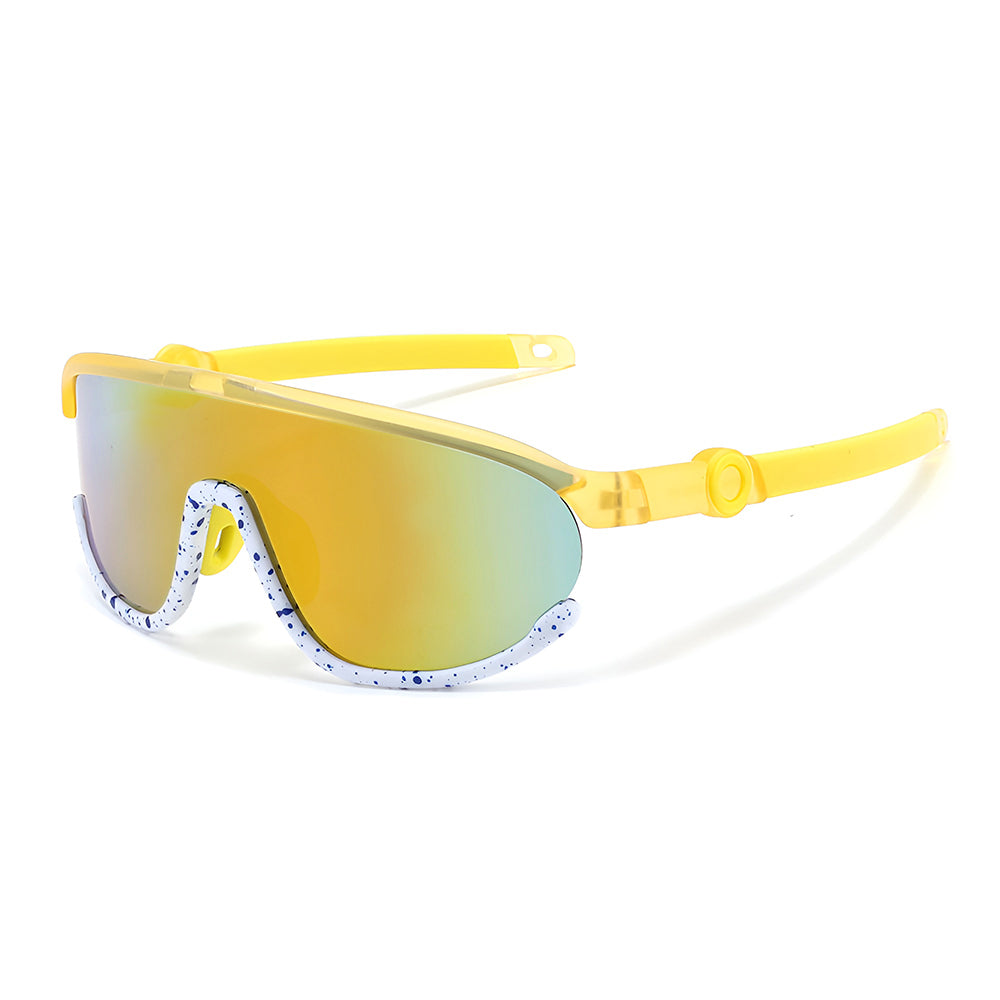 Gafas de Sol para Niños Techsuit 2025, Polarizadas, Protección UV, Amarillas