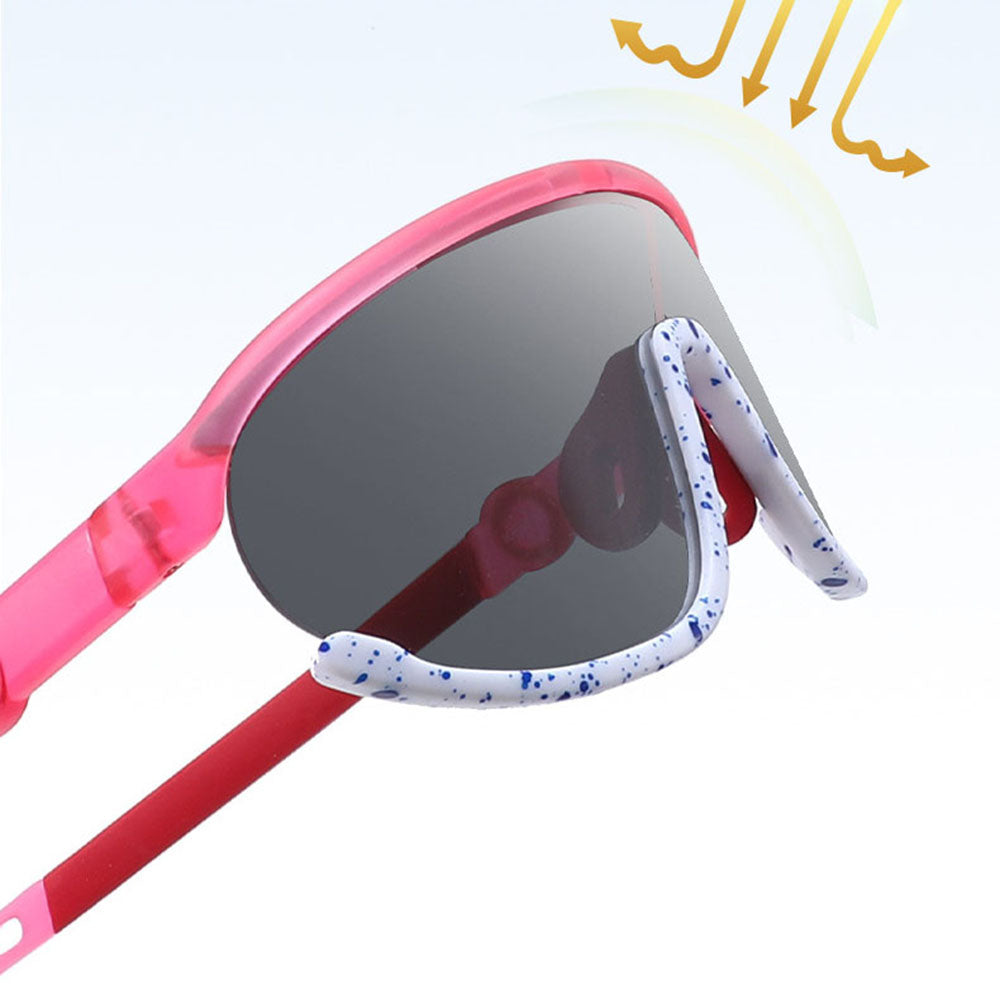 Gafas de Sol para Niños Techsuit 2025, Polarizadas, Protección UV, Amarillas