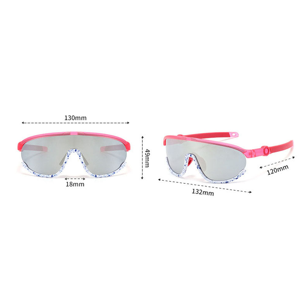 Gafas de Sol para Niños Techsuit 2025, Polarizadas, Protección UV, Rosa