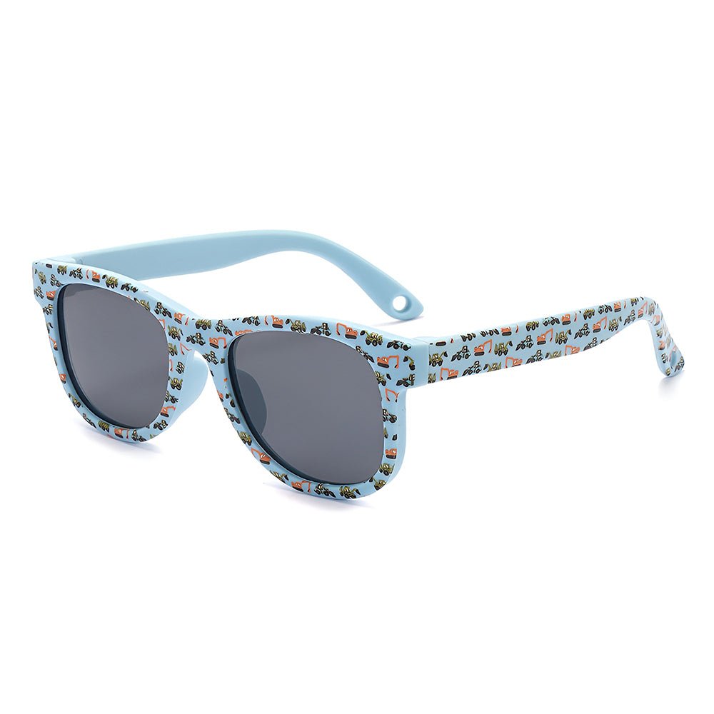 Gafas de Sol para Niños Techsuit 5218, Polarizadas, Protección UV, Azules