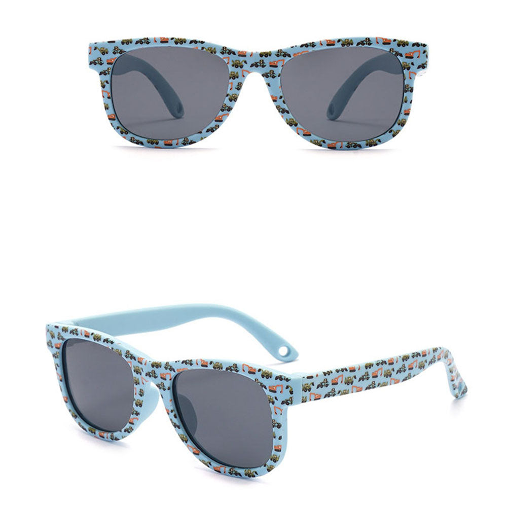 Gafas de Sol para Niños Techsuit 5218, Polarizadas, Protección UV, Azules