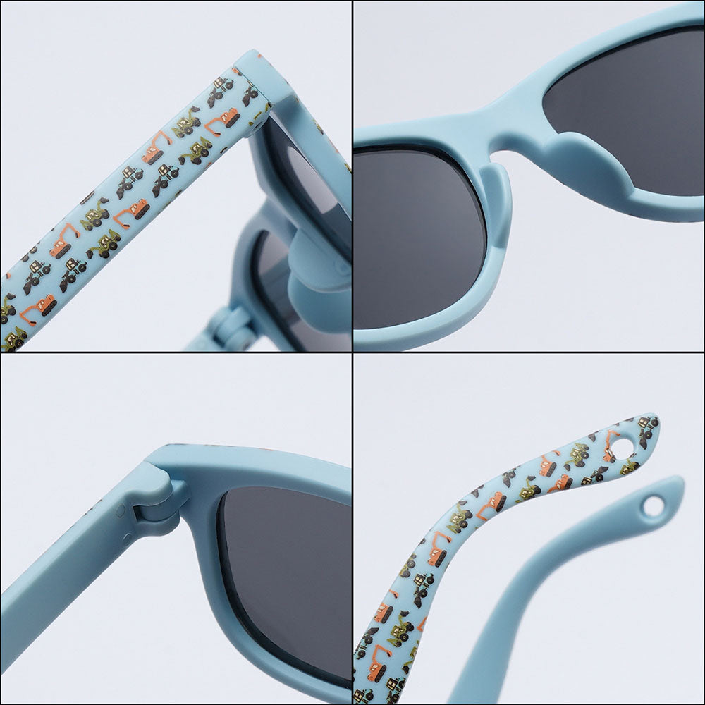 Gafas de Sol para Niños Techsuit 5218, Polarizadas, Protección UV, Azules