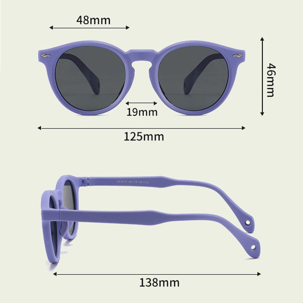 Gafas de Sol para Niños Techsuit 602, Polarizadas, Protección UV, Beige