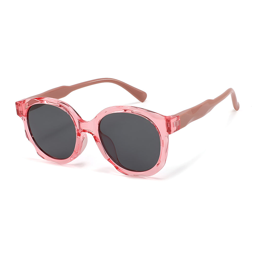 Gafas de Sol para Niños Techsuit 627, Polarizadas, Protección UV, Rosa Durazno
