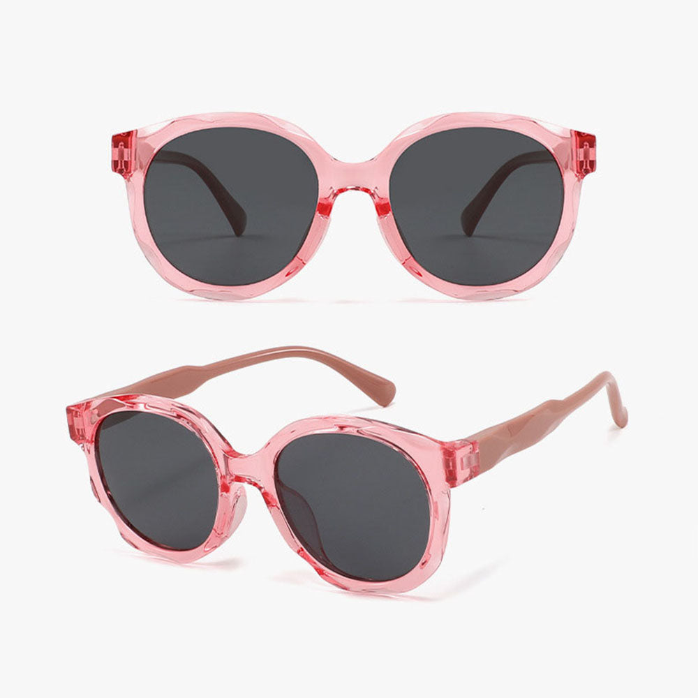 Gafas de Sol para Niños Techsuit 627, Polarizadas, Protección UV, Rosa Durazno