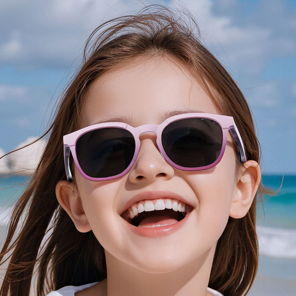Gafas de Sol para Niños Techsuit 691, Polarizadas, Protección UV, Morado