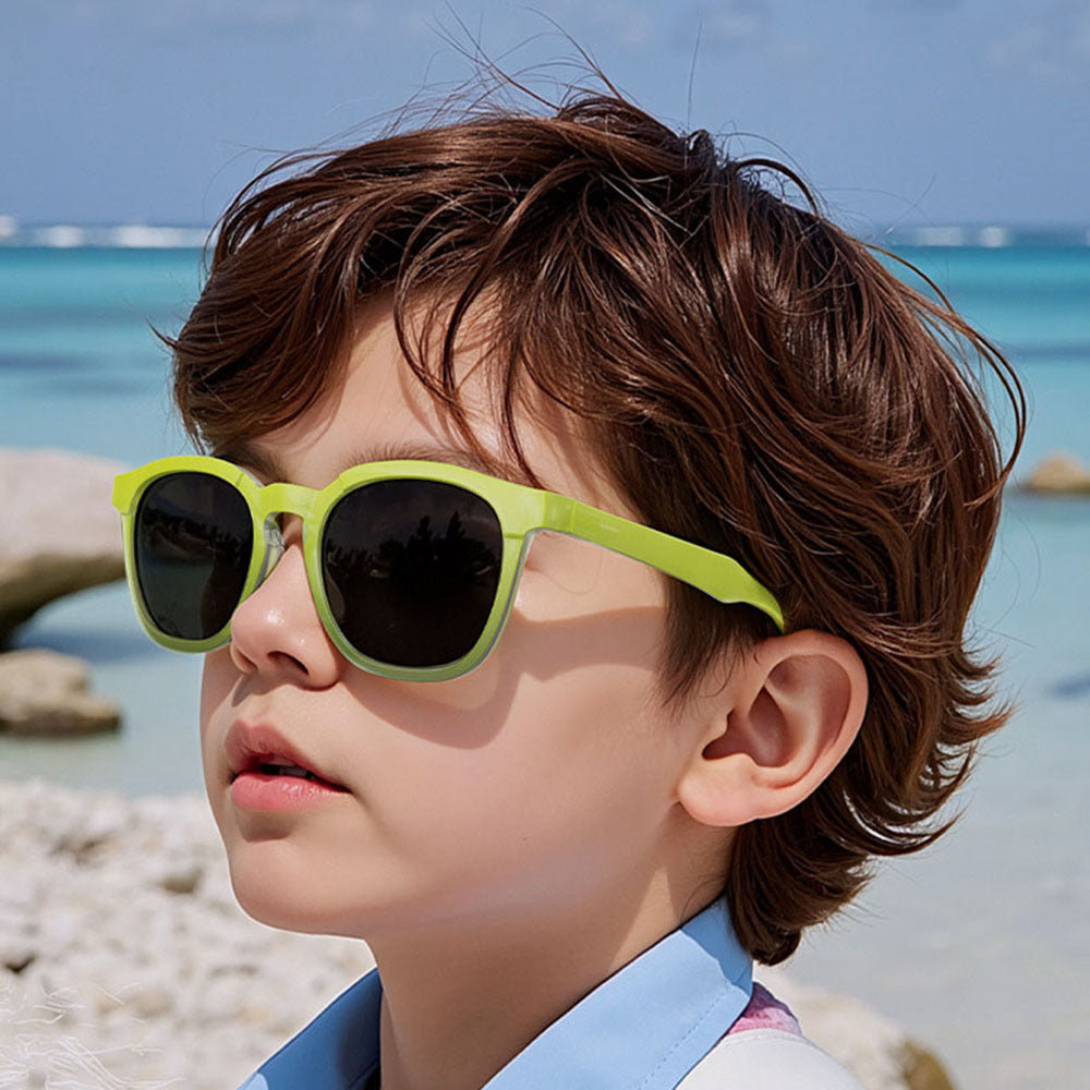 Gafas de Sol para Niños Techsuit 691, Polarizadas, Protección UV, Naranjas