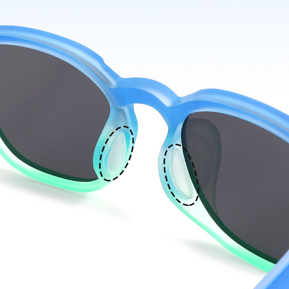 Gafas de Sol para Niños Techsuit 691, Polarizadas, Protección UV, Naranjas