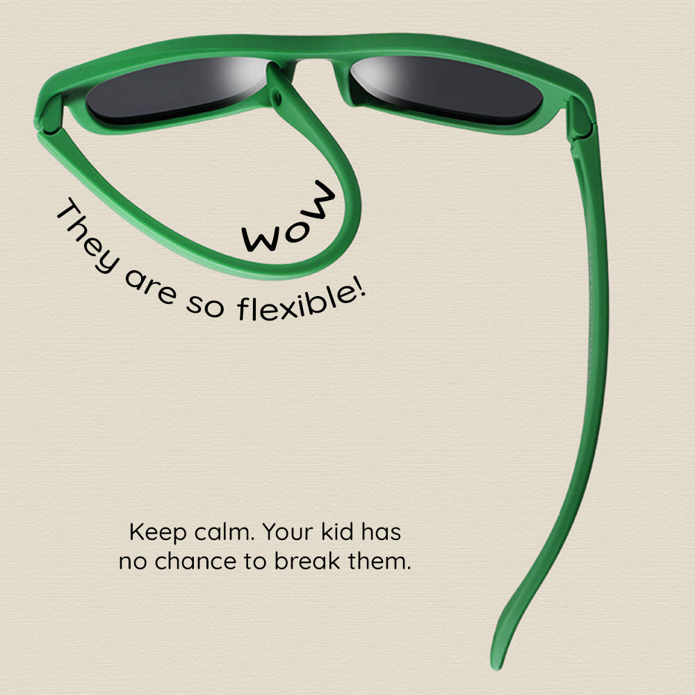 Gafas de Sol para Niños Techsuit 8351-C27, Polarizadas, Verdes