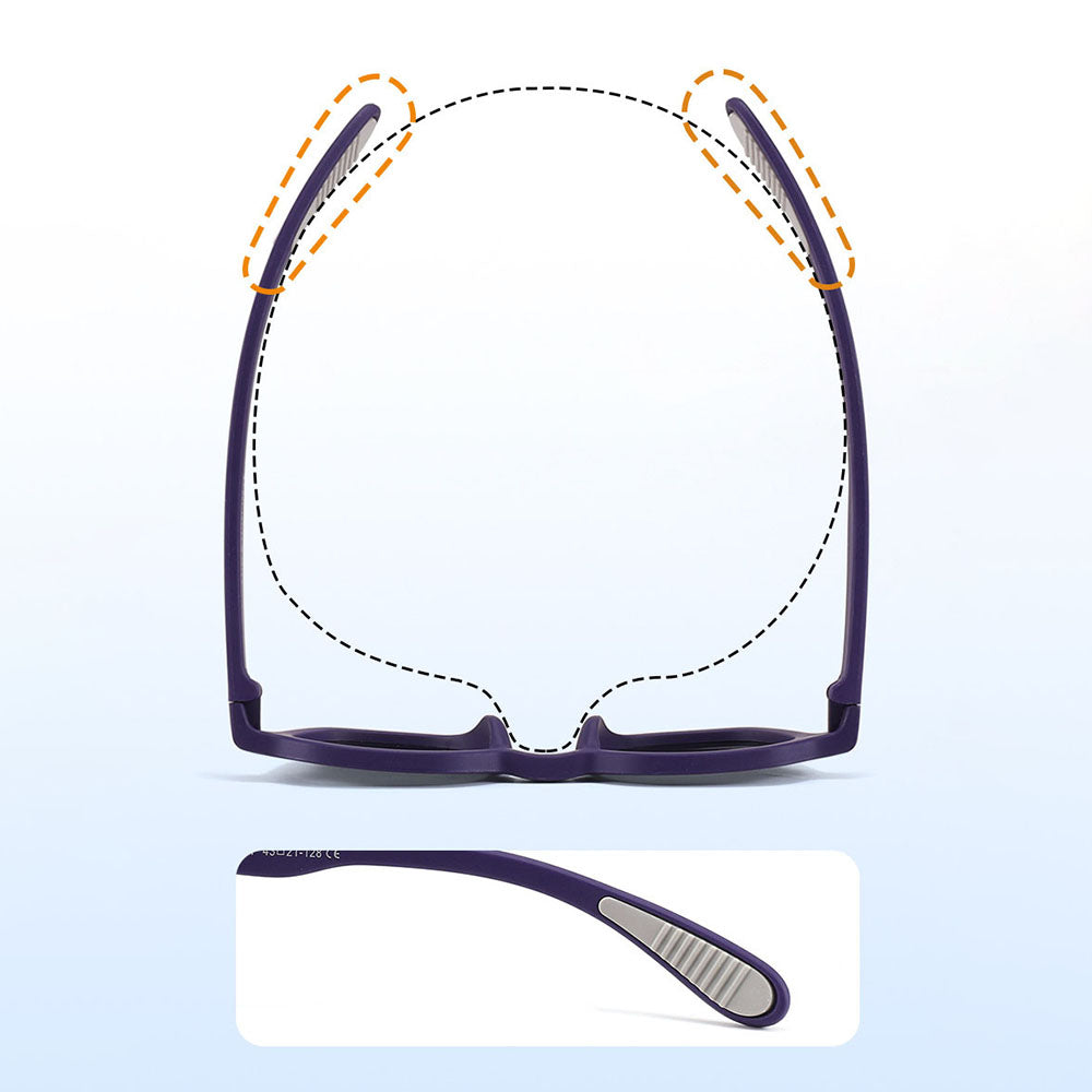 Gafas de Sol para Niños Techsuit 8447, Polarizadas, Protección UV, Negras