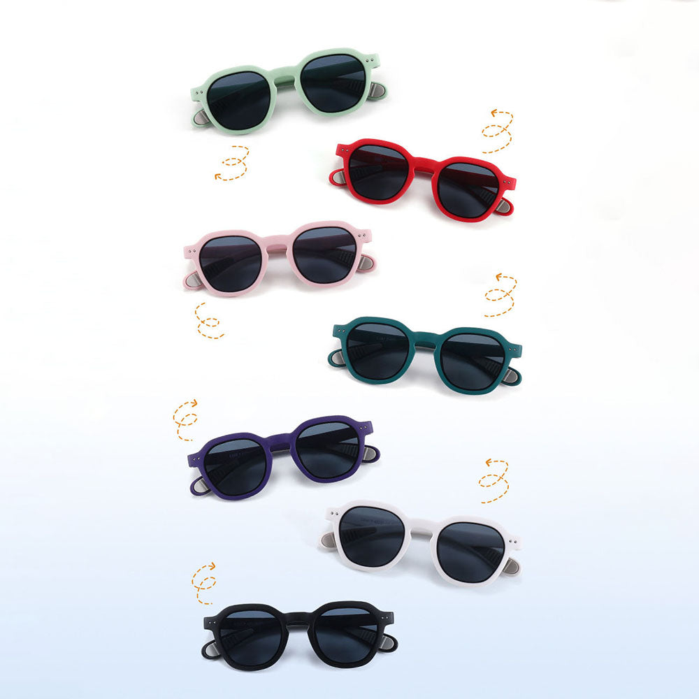 Gafas de Sol para Niños Techsuit 8447, Polarizadas, Protección UV, Negras